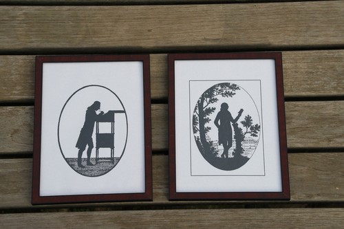 Schattenriss goethe haus am - 2x,