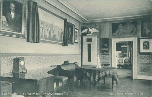 Ansichtskarte goethe haus - ansichtskarte, zu