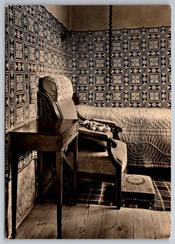 Postkarte weimar sterbezimmer - weimar,
