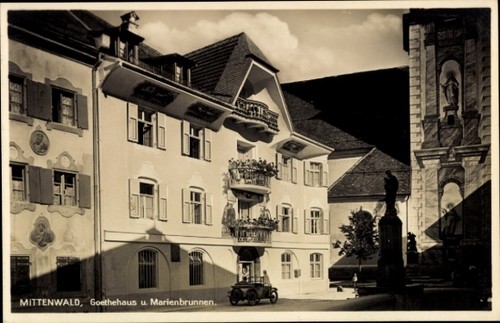 Mittenwald oberbayern - ak,