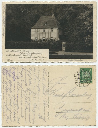 38727 weimar goethes - -,