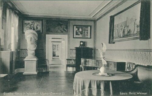 Ansichtskarte goethe haus - ansichtskarte, goethe-haus