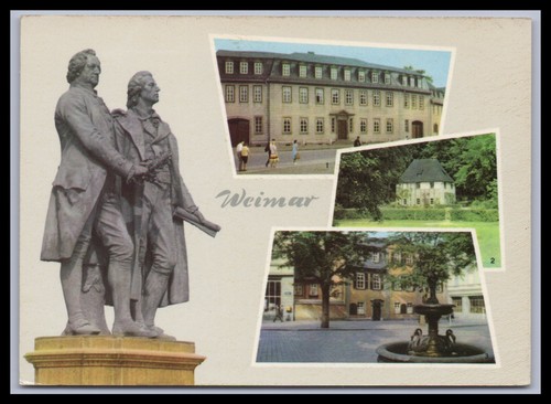 Ansichtskarte weimar ddr - ansichtskarte,