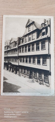 Postkarte frankfurt main - am,