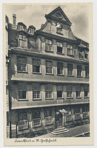 Frankfurt m goethehaus - ak, a.m.