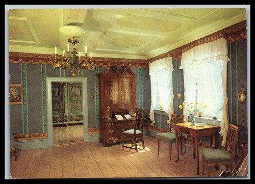Ansichtskarte goethehaus - ansichtskarte,