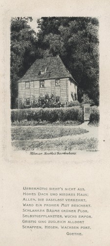 Carl jander goethe - jander, gartenhaus