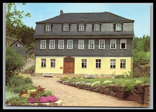 Ansichtskarte goethehaus - ansichtskarte,