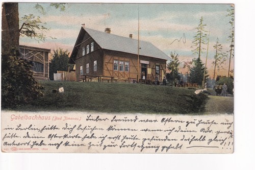 Gabelbachhaus ilmenau - ak,