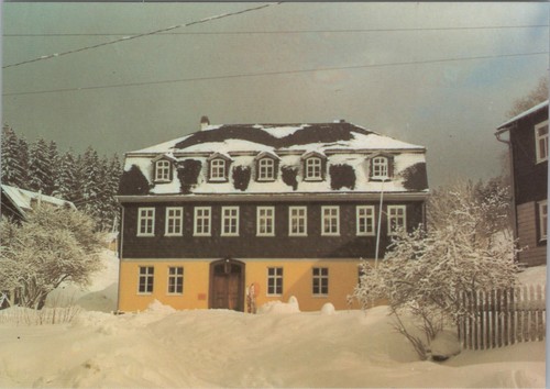 Ddr ansichtskarte goethehaus - ansichtskarte,