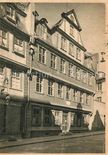 Frankfurt main goethehaus - main, am