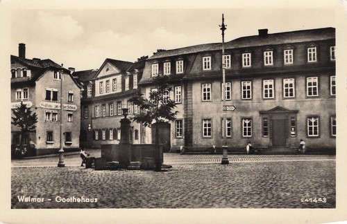 Weimar goethehaus - ak,