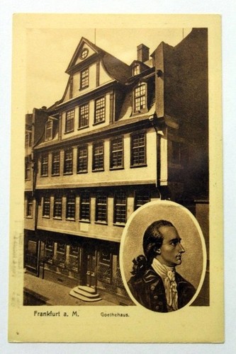 Frankfurt goethehaus - a.m., ;