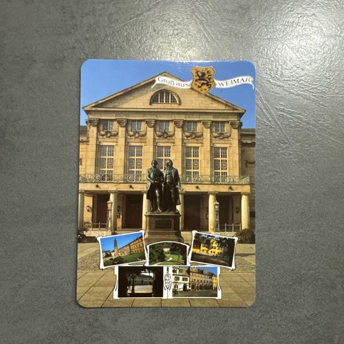 Postkarte weimar thüringen - weimar,