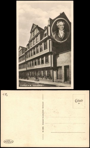 Frankfurt main goethehaus - am,