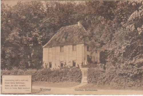 Weimar goethe gartenhaus ngl - weimar,