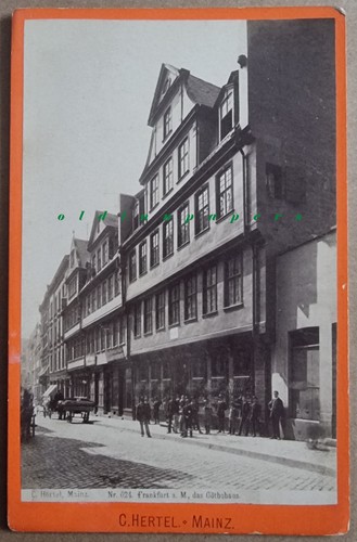 Frankfurt goethehaus hertel - c.,