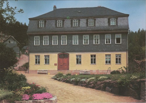Ddr ansichtskarte goethehaus - ddr,