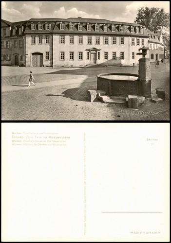 Ansichtskarte weimar - ansichtskarte,