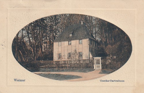 Weimar goethe gartenhaus - ak,