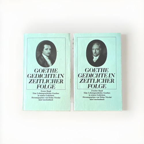 Insel verlag goethe gedichte - verlag,