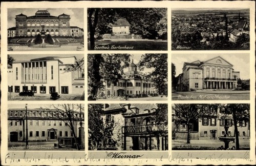 Weimar thüringen - ak,