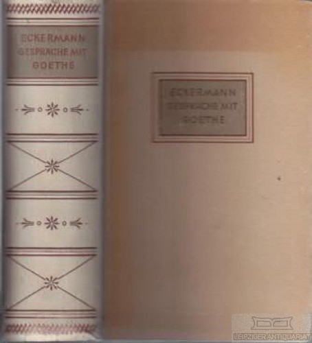 Buch gespräche mit goethe - mit,