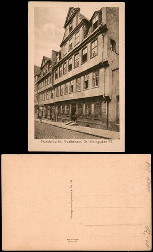 Ansichtskarte frankfurt - ansichtskarte, am