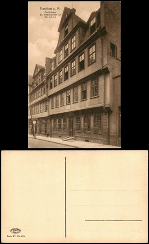 Frankfurt main goethehaus - frankfurt, am