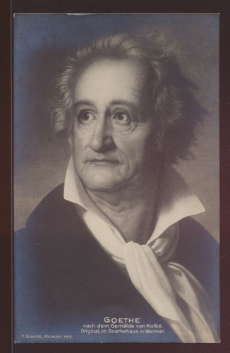 Ansichtskarte künstler goethe - künstler,