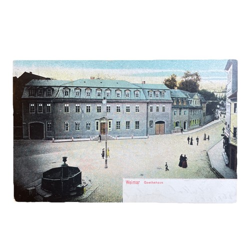Postkarte weimar goethehaus - ak,