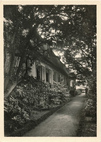 Weimar goethehaus - ak, s/w