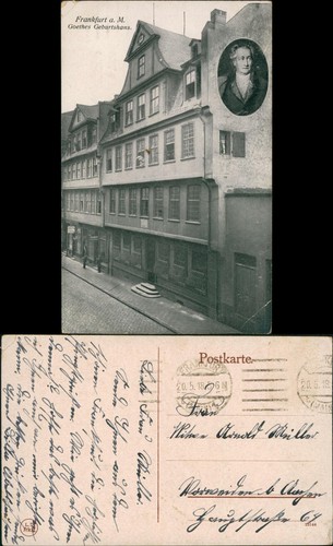 Ansichtskarte frankfurt - frankfurt, am