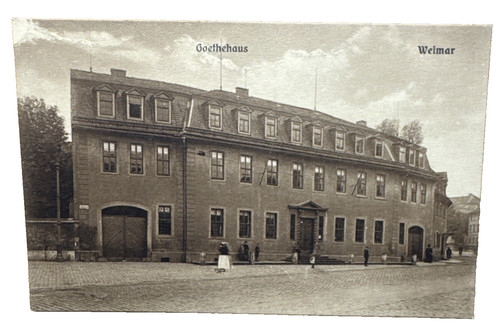 Postkarte weimar goethehaus - ak,