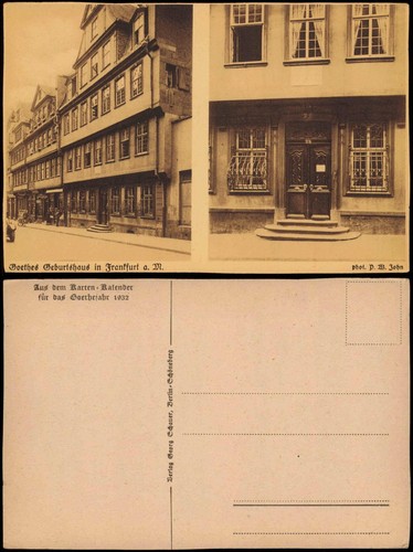 Ansichtskarte frankfurt - ansichtskarte,