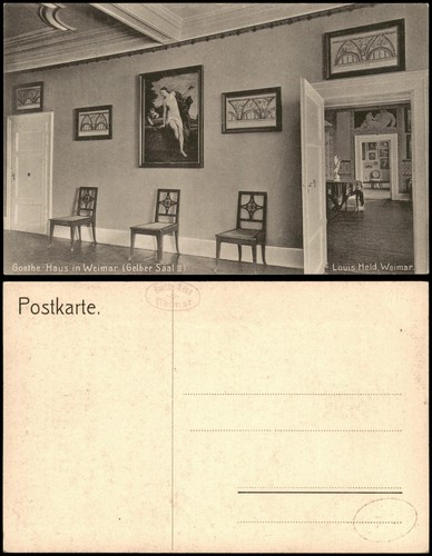 Ansichtskarte weimar - ansichtskarte,