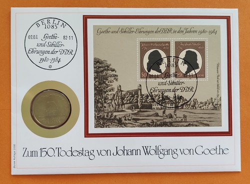 Goethe borek numisbrief - goethe, "borek"