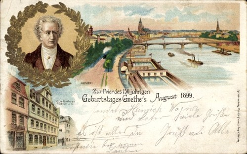 Litho frankfurt main - frankfurt,