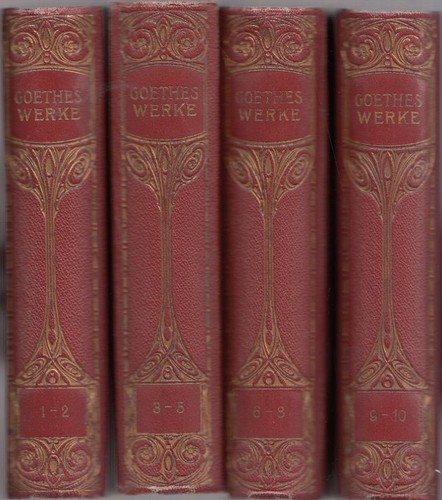 Buch goethes werke goethe - goethes, werke,