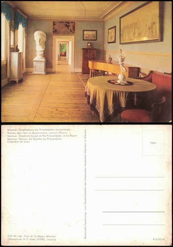 Ansichtskarte weimar - ansichtskarte,