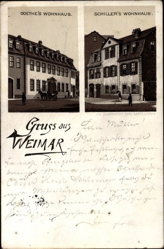 Weimar thüringen - ak,