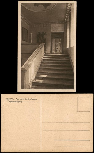 Ansichtskarte weimar - ansichtskarte,