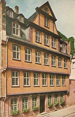 Frankfurt goethehaus - ak,, frankfurt,