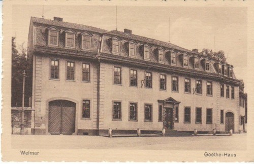 Weimar goethe haus gl1928 - weimar, goethe-haus
