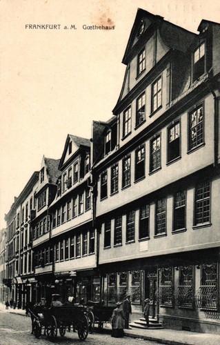 Frankfurt main goethehaus - main,,