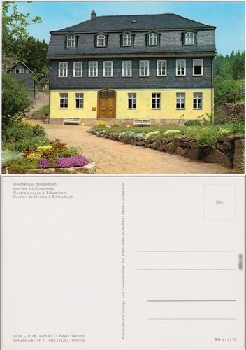 Ansichtskarte stützerbach - ansichtskarte,