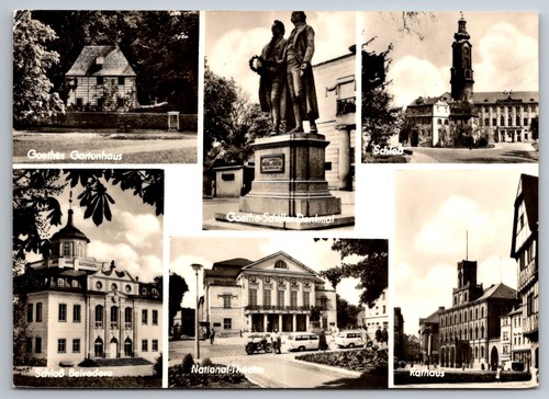 Postkarte weimar goethes - postkarte,