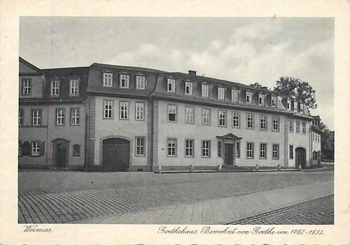Weimar goethehaus - ak,